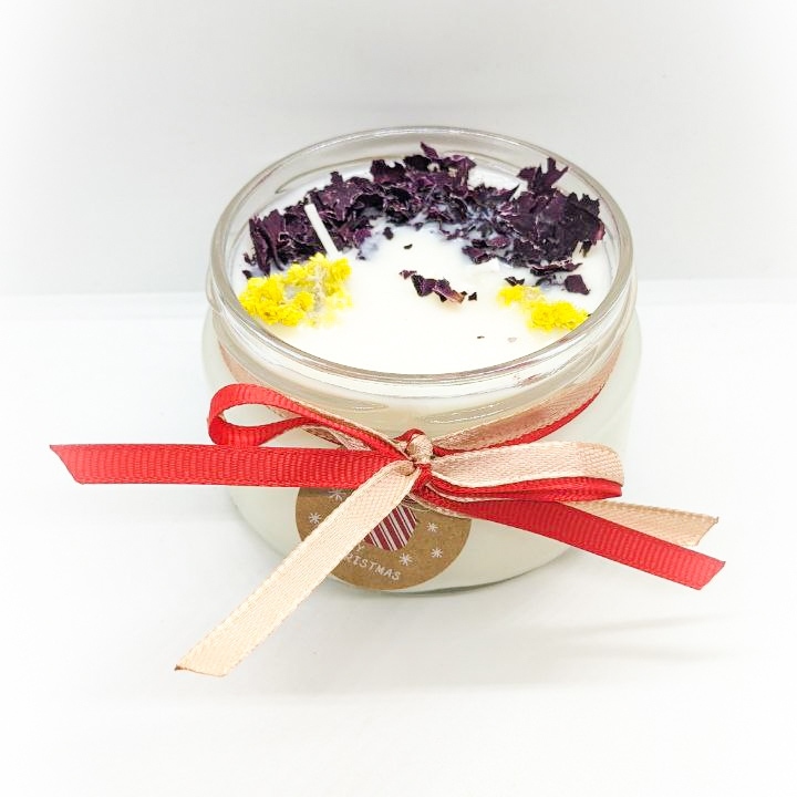 Soy wax candle with Rose aroma - 250 ml