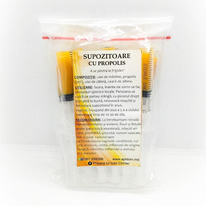 Suppositories with propolis - 10 pcs